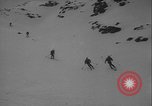 Image of Army ski troops descend mountain slopes Washington State United States USA, 1941, second 13 stock footage video 65675080943