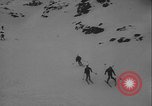 Image of Army ski troops descend mountain slopes Washington State United States USA, 1941, second 14 stock footage video 65675080943