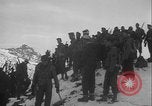 Image of Army ski troops descend mountain slopes Washington State United States USA, 1941, second 36 stock footage video 65675080943