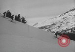 Image of Army ski troops descend mountain slopes Washington State United States USA, 1941, second 47 stock footage video 65675080943