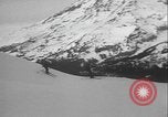 Image of Army ski troops descend mountain slopes Washington State United States USA, 1941, second 49 stock footage video 65675080943