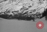 Image of Army ski troops descend mountain slopes Washington State United States USA, 1941, second 50 stock footage video 65675080943