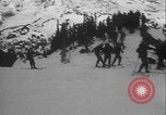 Image of Army ski troops descend mountain slopes Washington State United States USA, 1941, second 56 stock footage video 65675080943