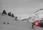 Image of Army ski troops descend mountain slopes Washington State United States USA, 1941, second 57 stock footage video 65675080943