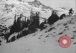 Image of US Army winter mountain skirmish drills Washington State United States USA, 1941, second 5 stock footage video 65675080944