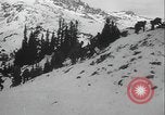 Image of US Army winter mountain skirmish drills Washington State United States USA, 1941, second 6 stock footage video 65675080944