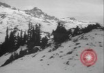 Image of US Army winter mountain skirmish drills Washington State United States USA, 1941, second 11 stock footage video 65675080944