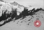 Image of US Army winter mountain skirmish drills Washington State United States USA, 1941, second 13 stock footage video 65675080944