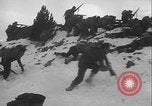 Image of US Army winter mountain skirmish drills Washington State United States USA, 1941, second 17 stock footage video 65675080944