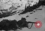 Image of US Army winter mountain skirmish drills Washington State United States USA, 1941, second 26 stock footage video 65675080944
