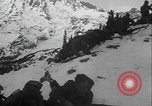 Image of US Army winter mountain skirmish drills Washington State United States USA, 1941, second 29 stock footage video 65675080944