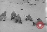 Image of US Army winter mountain skirmish drills Washington State United States USA, 1941, second 43 stock footage video 65675080944