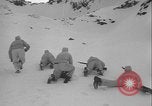 Image of US Army winter mountain skirmish drills Washington State United States USA, 1941, second 44 stock footage video 65675080944
