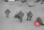 Image of US Army winter mountain skirmish drills Washington State United States USA, 1941, second 45 stock footage video 65675080944
