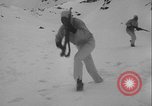 Image of US Army winter mountain skirmish drills Washington State United States USA, 1941, second 58 stock footage video 65675080944