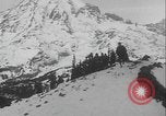 Image of Army ski troops conduct field exercises Washington State United States USA, 1941, second 30 stock footage video 65675080945