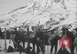 Image of Army ski troops conduct field exercises Washington State United States USA, 1941, second 46 stock footage video 65675080945