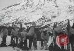 Image of Army ski troops conduct field exercises Washington State United States USA, 1941, second 54 stock footage video 65675080945