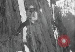 Image of US Army rappelling exercise Washington State United States USA, 1941, second 27 stock footage video 65675080946