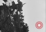 Image of US Army rappelling exercise Washington State United States USA, 1941, second 36 stock footage video 65675080946