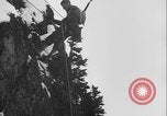 Image of US Army rappelling exercise Washington State United States USA, 1941, second 40 stock footage video 65675080946