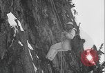 Image of US Army rappelling exercise Washington State United States USA, 1941, second 48 stock footage video 65675080946
