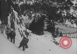 Image of US Army rappelling exercise Washington State United States USA, 1941, second 56 stock footage video 65675080946