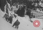 Image of US Army rappelling exercise Washington State United States USA, 1941, second 58 stock footage video 65675080946