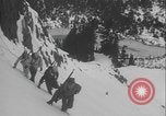 Image of US Army rappelling exercise Washington State United States USA, 1941, second 59 stock footage video 65675080946