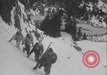 Image of US Army rappelling exercise Washington State United States USA, 1941, second 60 stock footage video 65675080946