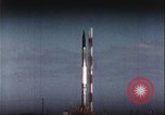 Image of Failed rocket launch explosion Cape Canaveral Florida USA, 1957, second 25 stock footage video 65675080958