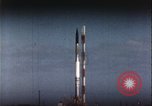Image of Failed rocket launch explosion Cape Canaveral Florida USA, 1957, second 35 stock footage video 65675080958