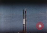 Image of Failed rocket launch explosion Cape Canaveral Florida USA, 1957, second 39 stock footage video 65675080958