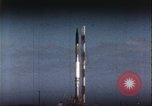 Image of Failed rocket launch explosion Cape Canaveral Florida USA, 1957, second 59 stock footage video 65675080958