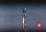 Image of Failed rocket launch explosion Cape Canaveral Florida USA, 1957, second 62 stock footage video 65675080958