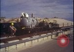Image of rocket sled preparations New Mexico United States USA, 1960, second 37 stock footage video 65675080959