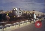 Image of rocket sled preparations New Mexico United States USA, 1960, second 39 stock footage video 65675080959