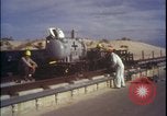 Image of rocket sled preparations New Mexico United States USA, 1960, second 40 stock footage video 65675080959