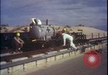 Image of rocket sled preparations New Mexico United States USA, 1960, second 42 stock footage video 65675080959