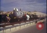 Image of rocket sled preparations New Mexico United States USA, 1960, second 43 stock footage video 65675080959