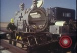 Image of rocket sled preparations New Mexico United States USA, 1960, second 58 stock footage video 65675080959