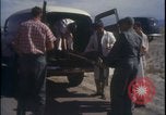 Image of chimpanzee rocket sled testing preparations New Mexico United States USA, 1960, second 15 stock footage video 65675080960