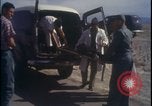 Image of chimpanzee rocket sled testing preparations New Mexico United States USA, 1960, second 16 stock footage video 65675080960