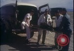 Image of chimpanzee rocket sled testing preparations New Mexico United States USA, 1960, second 18 stock footage video 65675080960