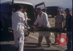 Image of chimpanzee rocket sled testing preparations New Mexico United States USA, 1960, second 21 stock footage video 65675080960