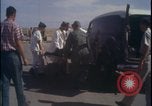 Image of chimpanzee rocket sled testing preparations New Mexico United States USA, 1960, second 28 stock footage video 65675080960