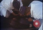 Image of chimpanzee rocket sled testing preparations New Mexico United States USA, 1960, second 43 stock footage video 65675080960