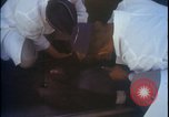 Image of chimpanzee rocket sled testing preparations New Mexico United States USA, 1960, second 45 stock footage video 65675080960