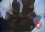 Image of chimpanzee rocket sled testing preparations New Mexico United States USA, 1960, second 49 stock footage video 65675080960