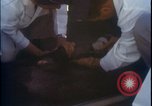 Image of chimpanzee rocket sled testing preparations New Mexico United States USA, 1960, second 60 stock footage video 65675080960